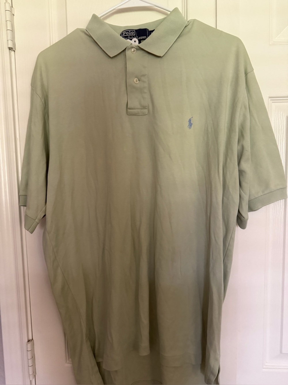 Polo by Ralph Lauren Men’s Sage Green Polo Shirt size Med only $18!